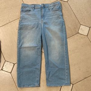 Madewell Slim Wide Leg Crop